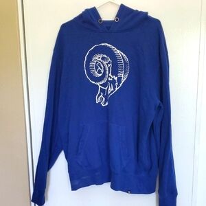 47 Brand Blue Sweatshirt with Ram Graphic Men Or Women Size XL